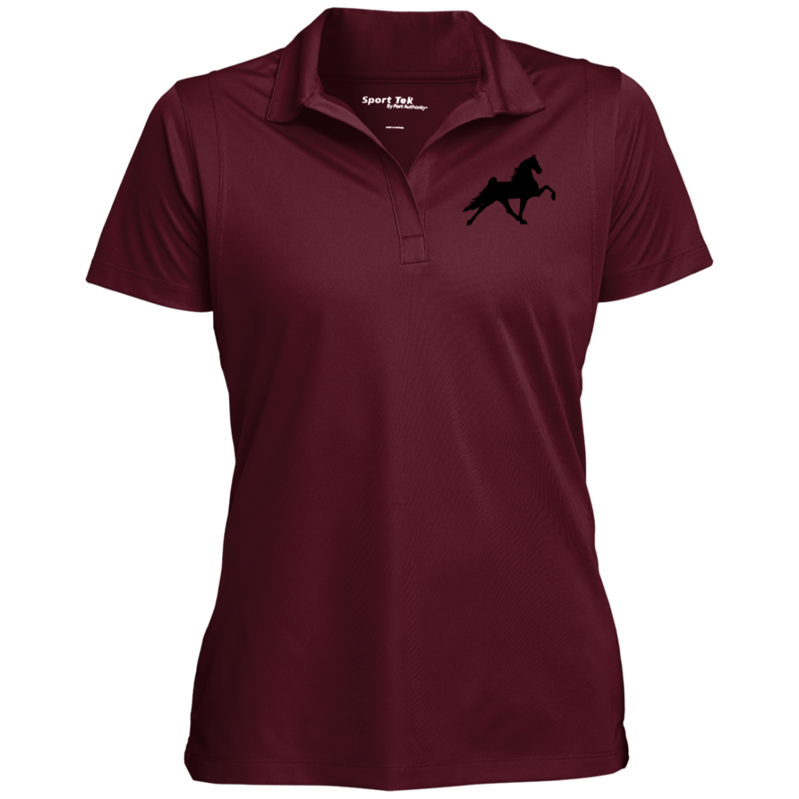 TWH PERFORMANCE STYLE 2 (BLACK) CLOSEOUT - LST650 Ladies' Micropique Sport-Wick® Polo