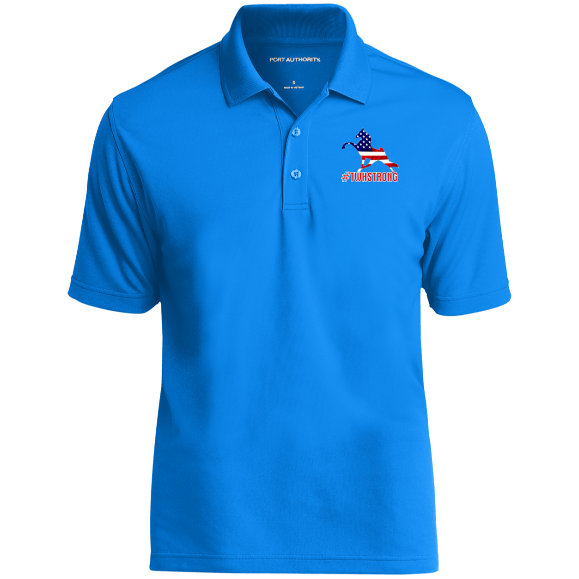 TWH STRONG PERFORMANCE WALK AMERICAN CLOSEOUT - K110 Dry Zone UV Micro-Mesh Polo