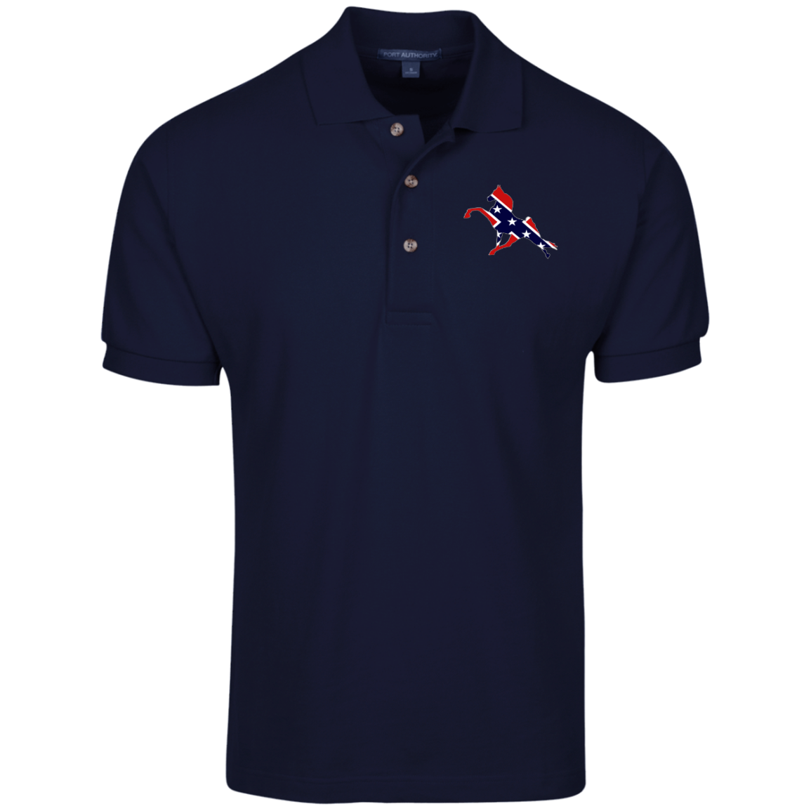 REBEL ON THE RAIL TWH PERFORMANCE CLOSEOUT - K420 Cotton Pique Knit Polo