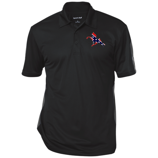 REBEL ON THE RAIL TWH PERFORMANCE CLOSEOUT - ST695 Performance Textured Three-Button Polo