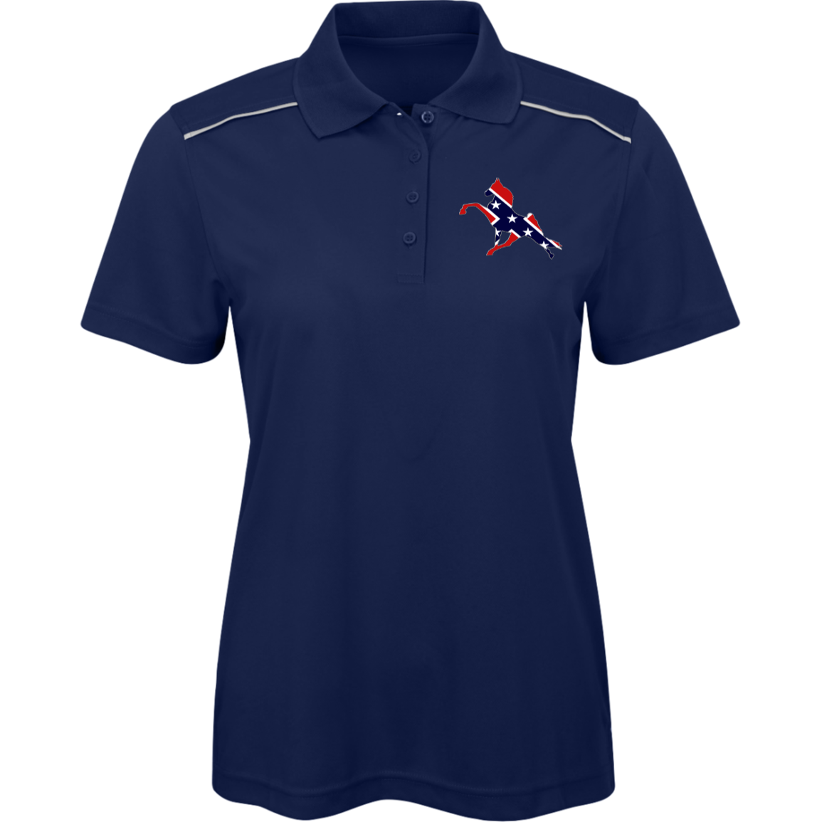 REBEL ON THE RAIL TWH PERFORMANCE 78181R Core 365 Womens Radiant Pique Polo