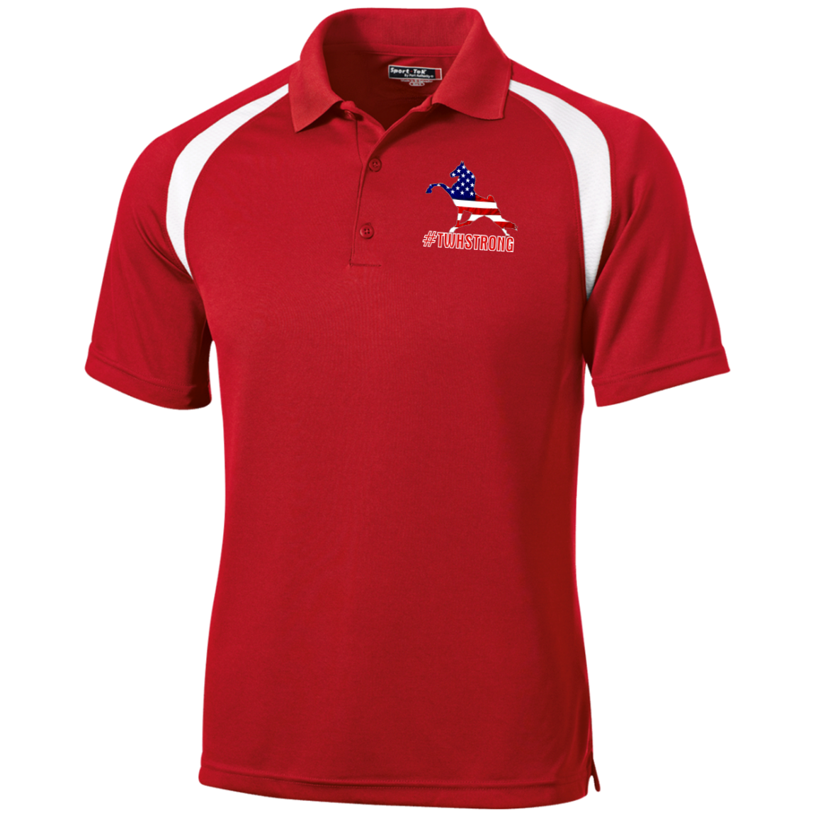 TWH STRONG PERFORMANCE WALK AMERICAN CLOSEOUT - T476 Moisture-Wicking Tag-Free Golf Shirt