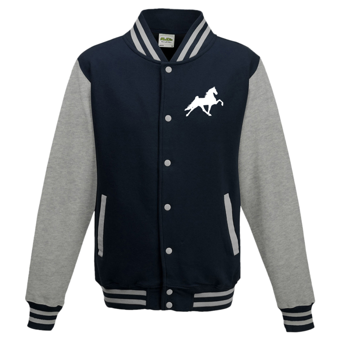 TWH PERFORMANCE STYLE 2 (WHITE) JHA043 AWDis Mens Letterman Jacket