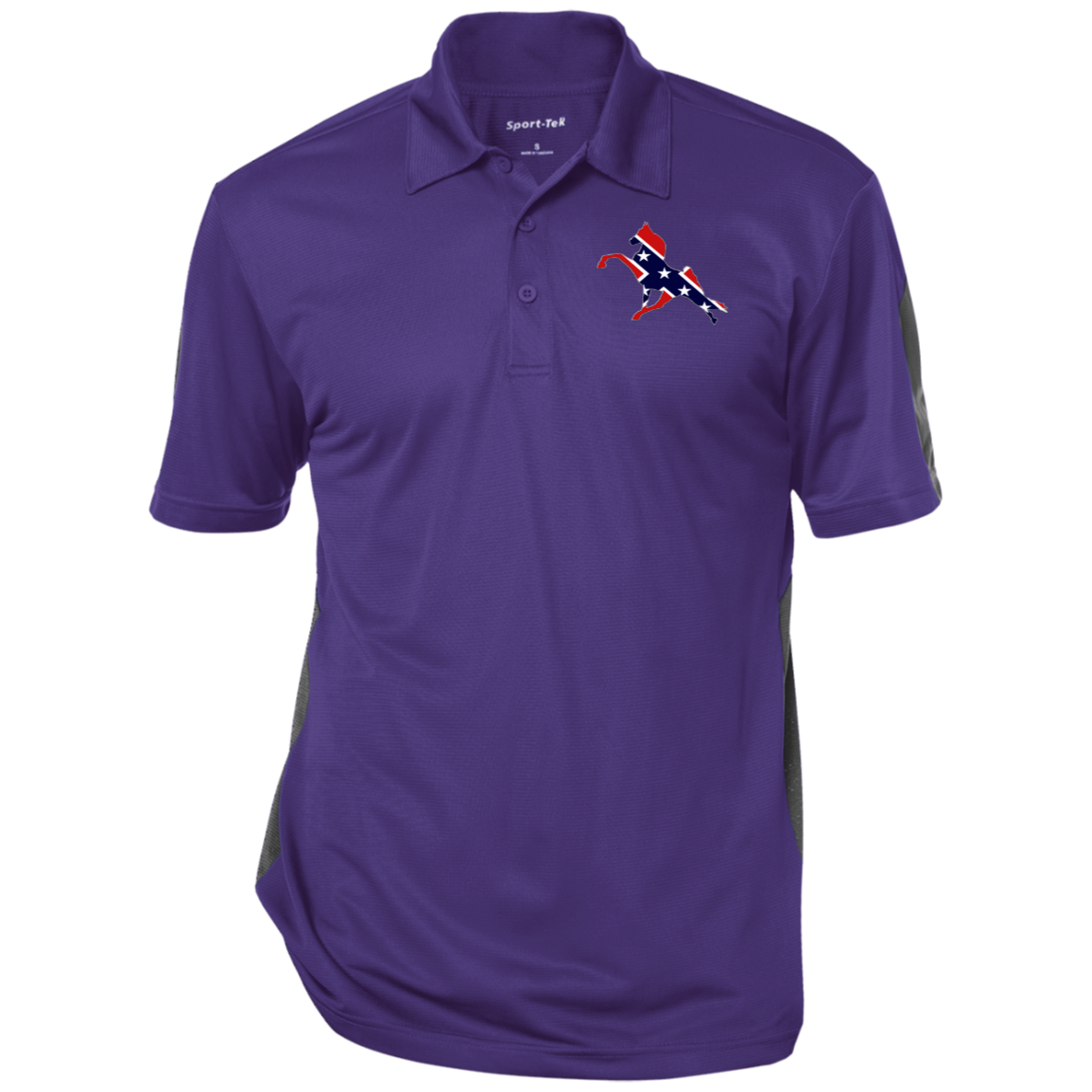 REBEL ON THE RAIL TWH PERFORMANCE CLOSEOUT - ST695 Performance Textured Three-Button Polo