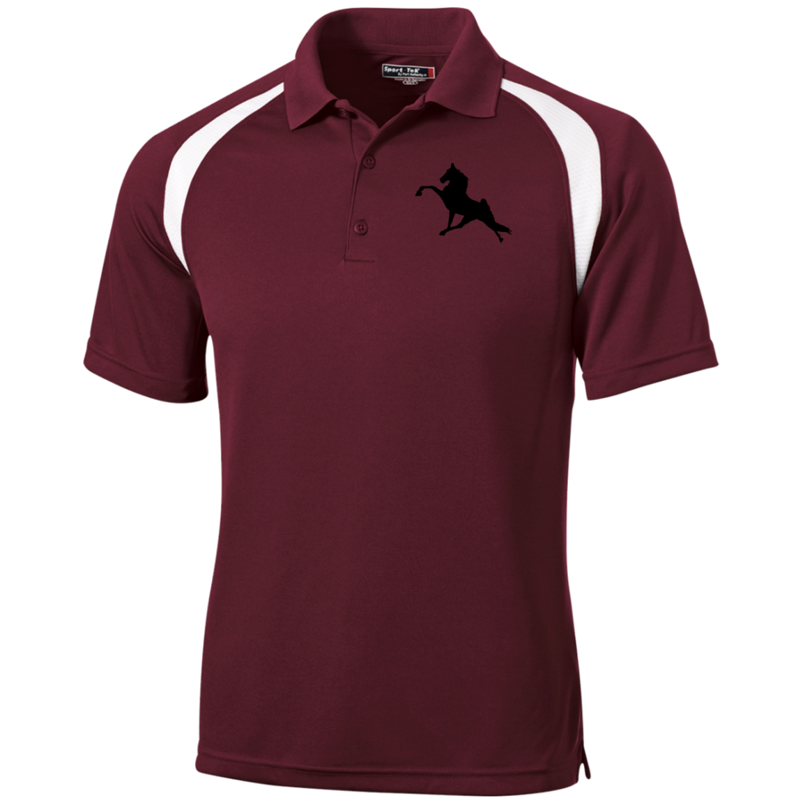 TWH PERFORMANCE (BLACK) CLOSEOUT - T476 Moisture-Wicking Tag-Free Golf Shirt