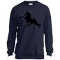 TWH PERFORMANCE (BLACK) CLOSEOUT - PC90Y Youth Crewneck Sweatshirt