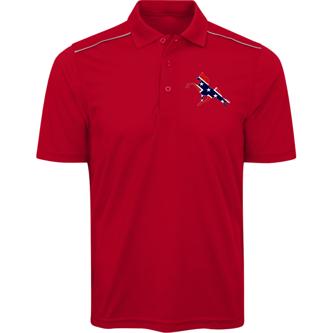 REBEL ON THE RAIL TWH PERFORMANCE 88181R Core 365 Mens Radiant Pique Polo