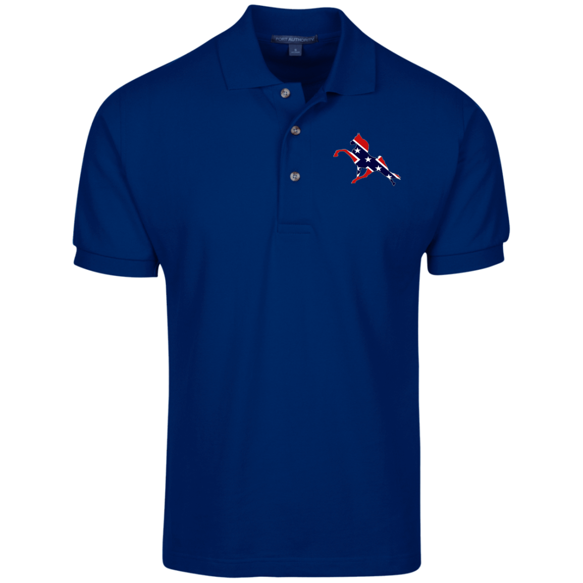 REBEL ON THE RAIL TWH PERFORMANCE CLOSEOUT - K420 Cotton Pique Knit Polo