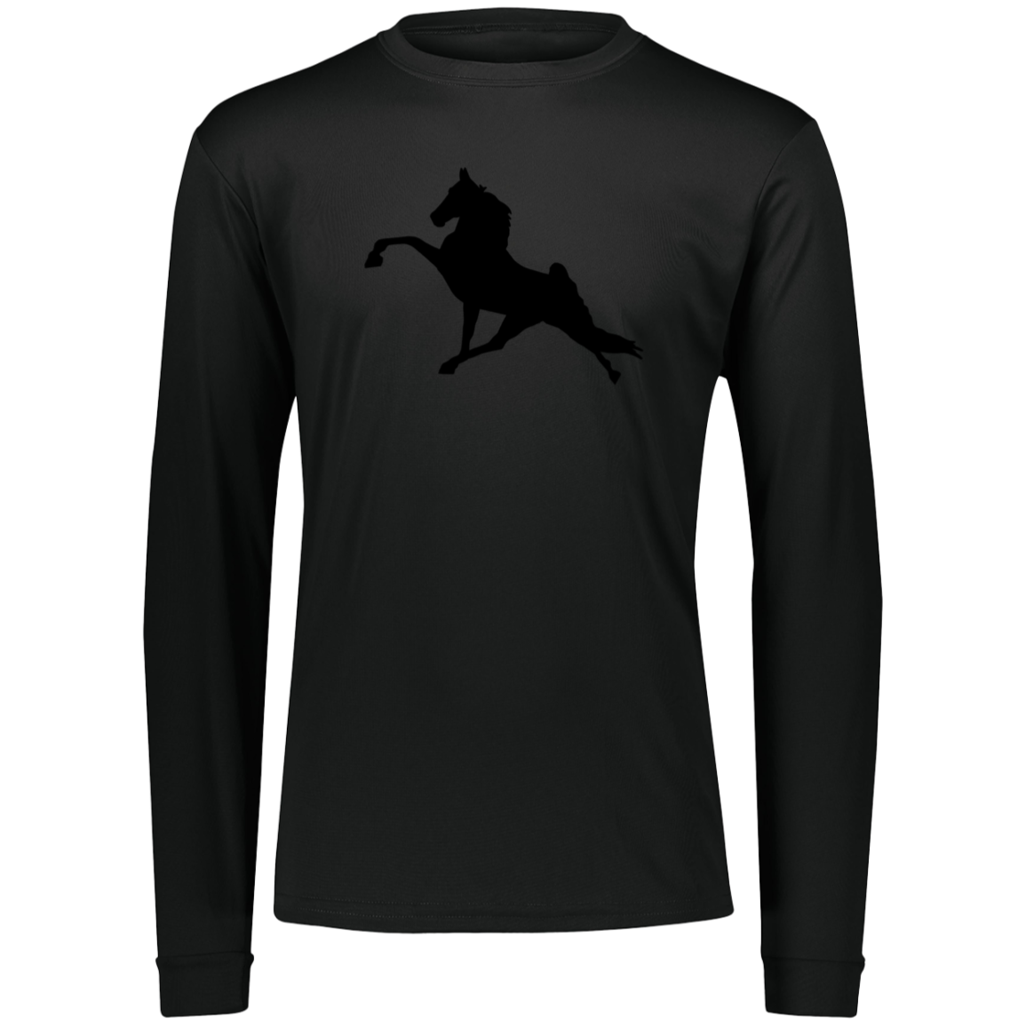 TWH PERFORMANCE (BLACK) CLOSEOUT - 789 Youth Moisture-Wicking Long-Sleeve Tee