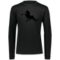 TWH PERFORMANCE (BLACK) CLOSEOUT - 789 Youth Moisture-Wicking Long-Sleeve Tee