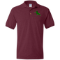 TWH PERFORMANCE GREEN PLAID G880 Jersey Polo Shirt