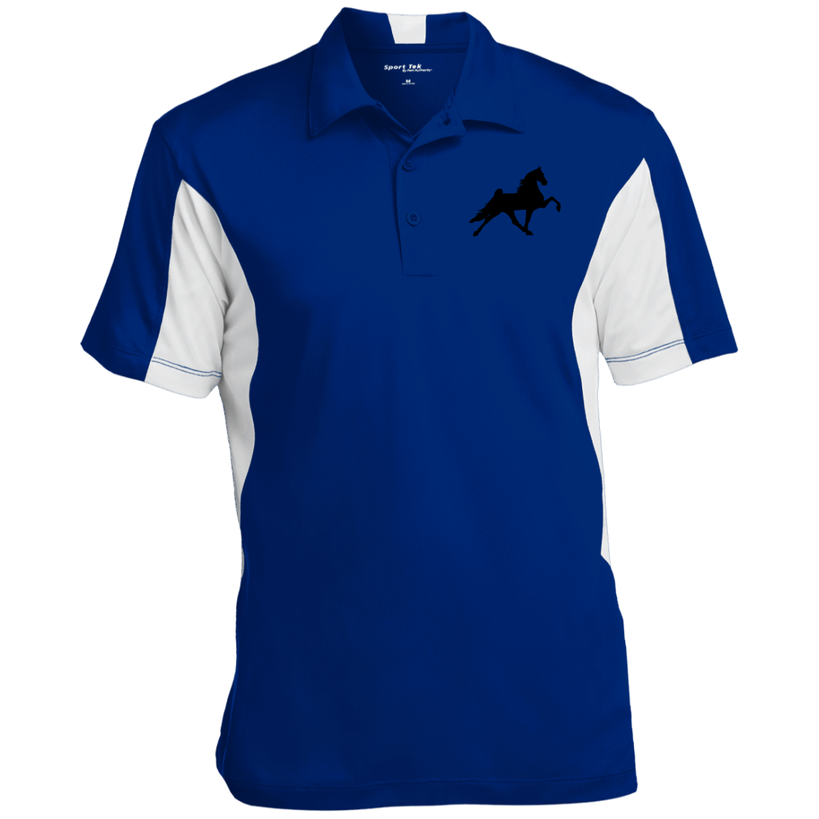 TWH PERFORMANCE STYLE 2 (BLACK) CLOSEOUT - ST655 Men's Colorblock Performance Polo