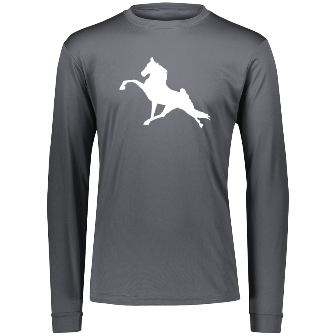 TWH PERFORMANCE (WHITE) CLOSEOUT - 789 Youth Moisture-Wicking Long-Sleeve Tee