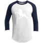 TWH PERFORMANCE (WHITE) CLOSEOUT - YT200 Youth 3/4 Raglan Sleeve Shirt