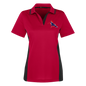 REBEL ON THE RAIL TWH PERFORMANCE M386W Harriton Womens Colorblock Polo