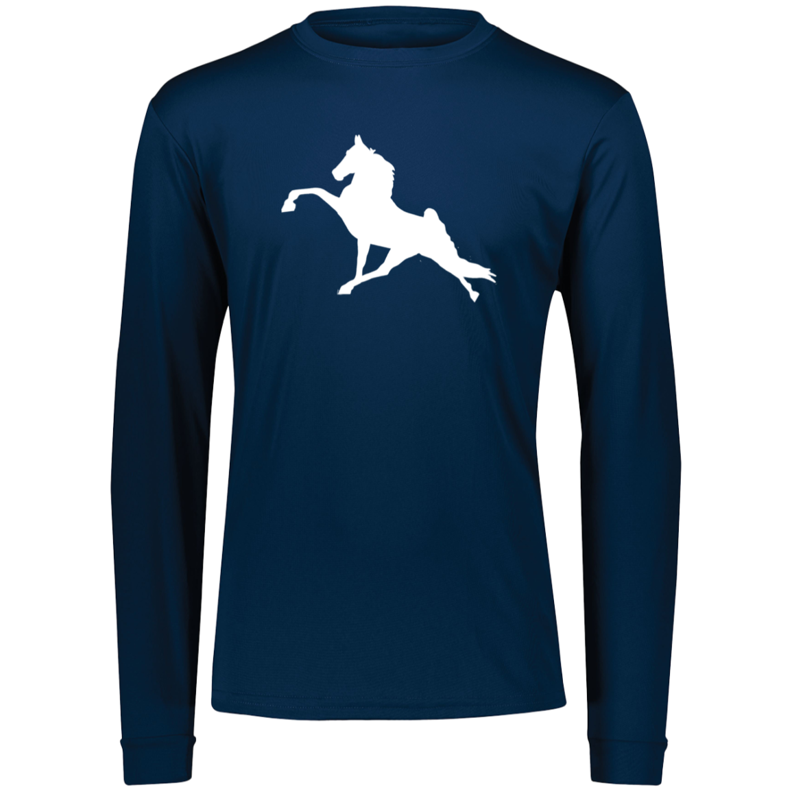 TWH PERFORMANCE (WHITE) CLOSEOUT - 789 Youth Moisture-Wicking Long-Sleeve Tee