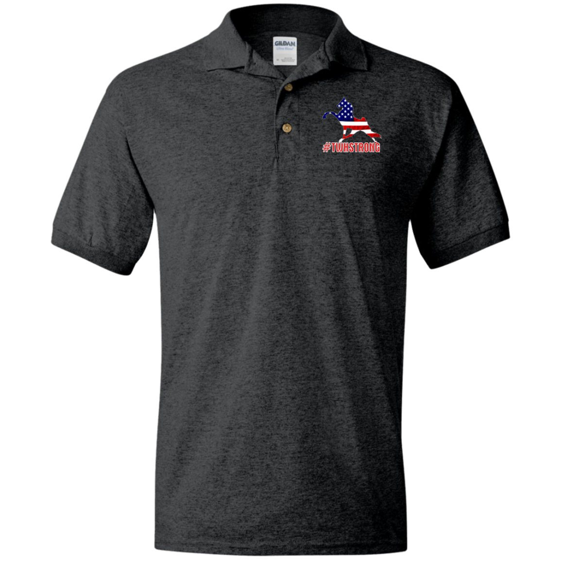 TWH STRONG PERFORMANCE WALK AMERICAN G880 Jersey Polo Shirt