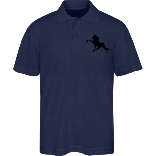 TWH PERFORMANCE (BLACK) 88181Y Core 365 Kids Origin Pique Polo