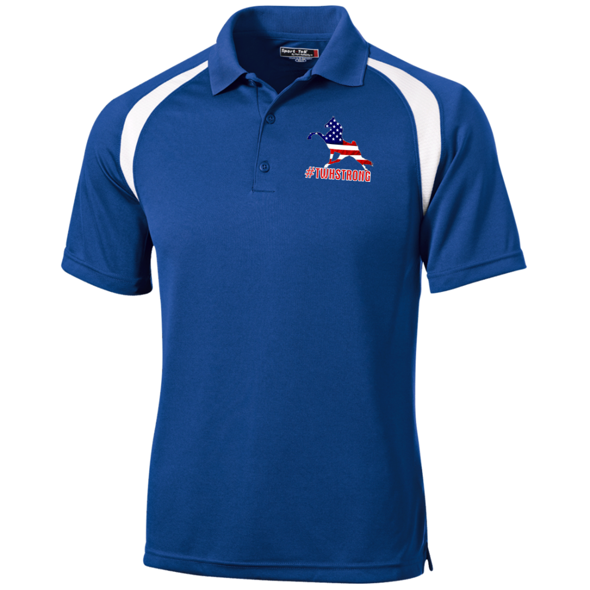 TWH STRONG PERFORMANCE WALK AMERICAN CLOSEOUT - T476 Moisture-Wicking Tag-Free Golf Shirt