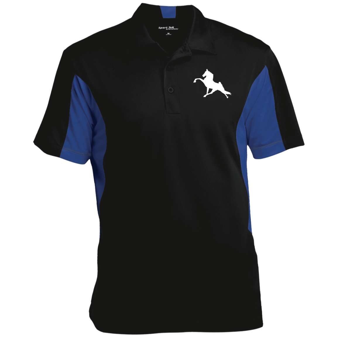 TWH PERFORMANCE (WHITE) CLOSEOUT - ST655 Men's Colorblock Performance Polo