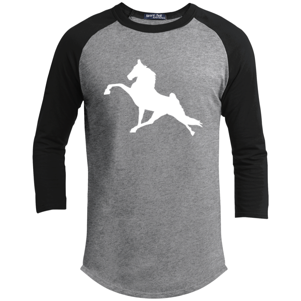 TWH PERFORMANCE (WHITE) CLOSEOUT - YT200 Youth 3/4 Raglan Sleeve Shirt