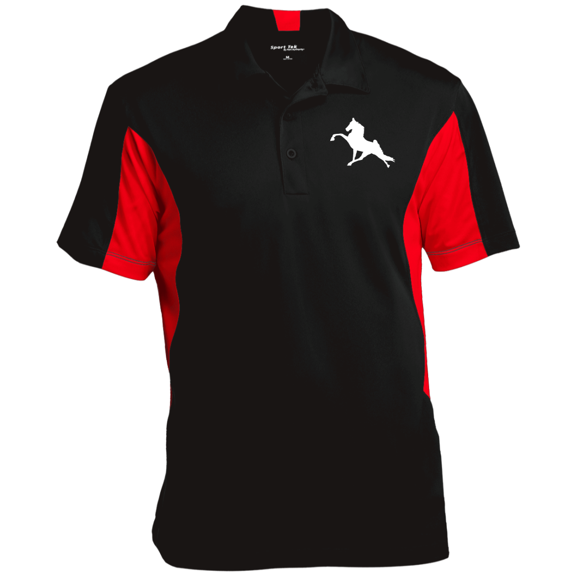 TWH PERFORMANCE (WHITE) CLOSEOUT - ST655 Men's Colorblock Performance Polo