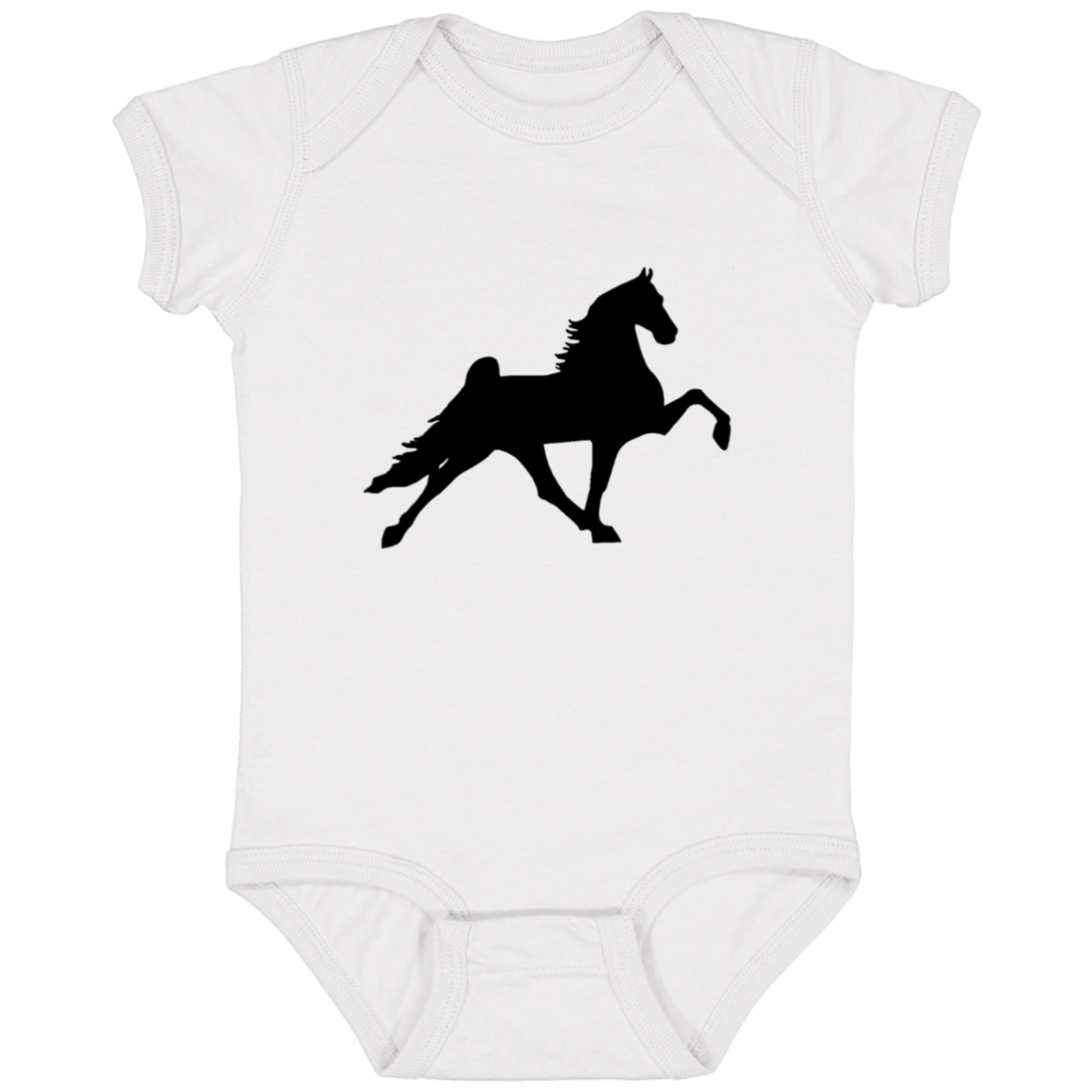 TWH PERFORMANCE STYLE 2 (BLACK) 4424 Infant Fine Jersey Bodysuit