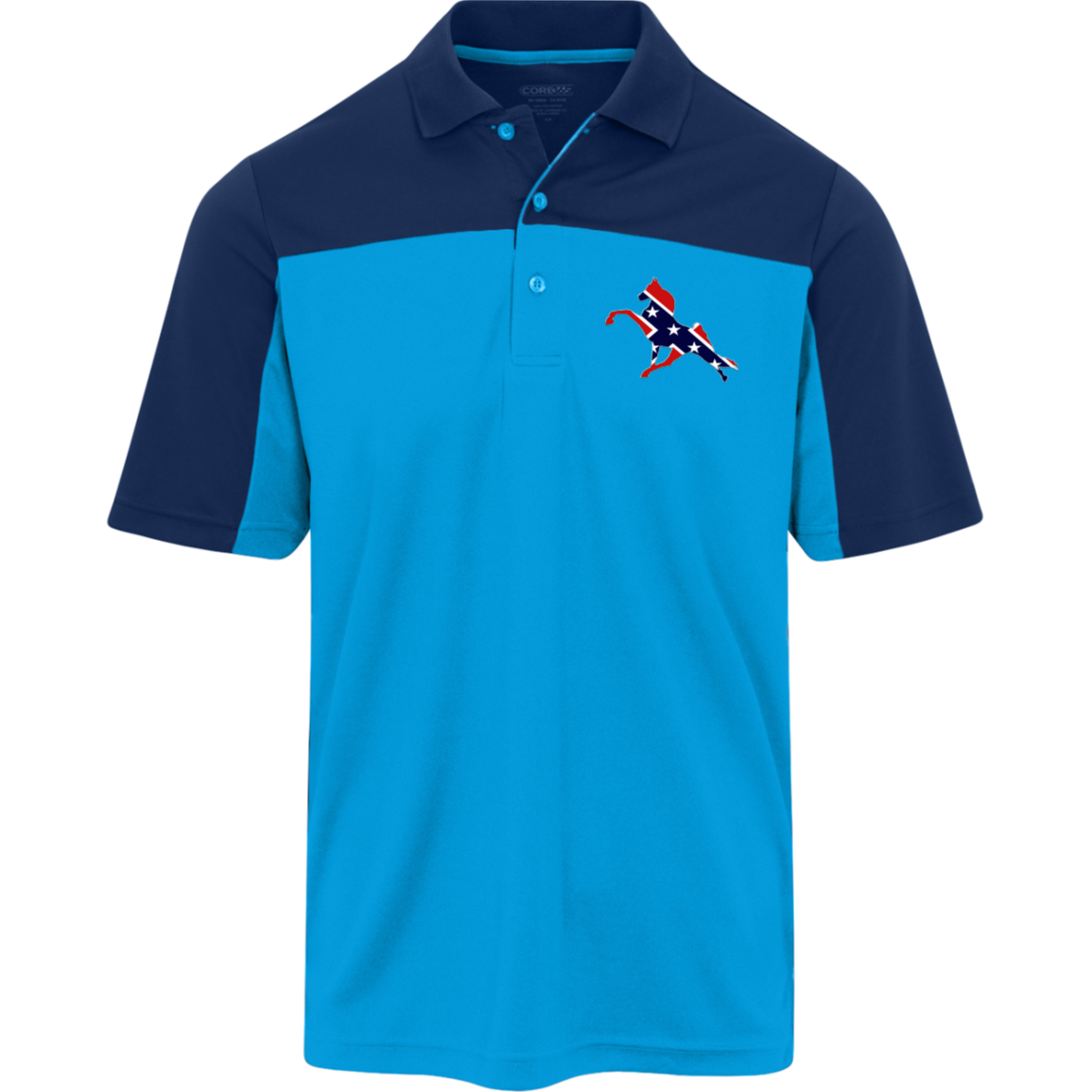 REBEL ON THE RAIL TWH PERFORMANCE CE101 Core 365 Mens Balance Pique Polo