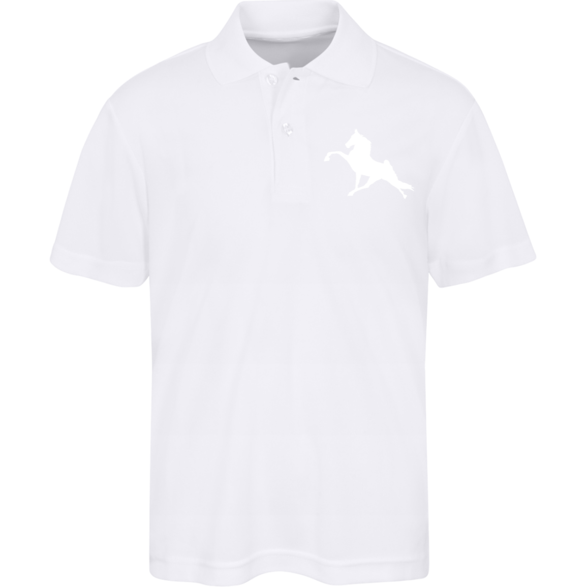 TWH PERFORMANCE (WHITE) 88181Y Core 365 Kids Origin Pique Polo