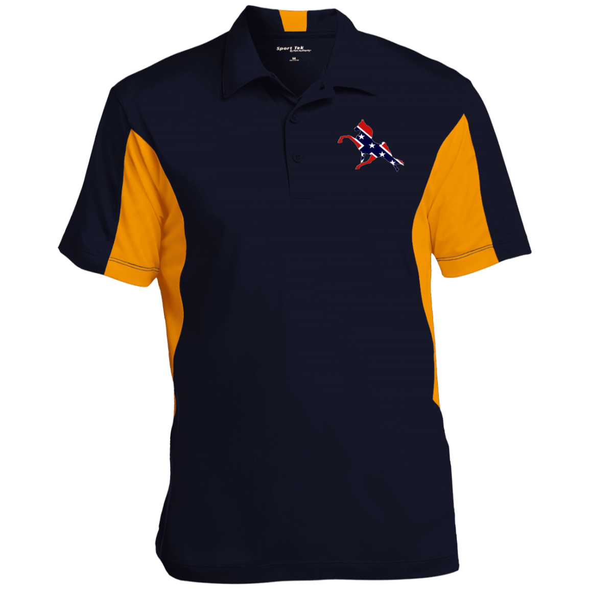 REBEL ON THE RAIL TWH PERFORMANCE CLOSEOUT - ST655 Men's Colorblock Performance Polo