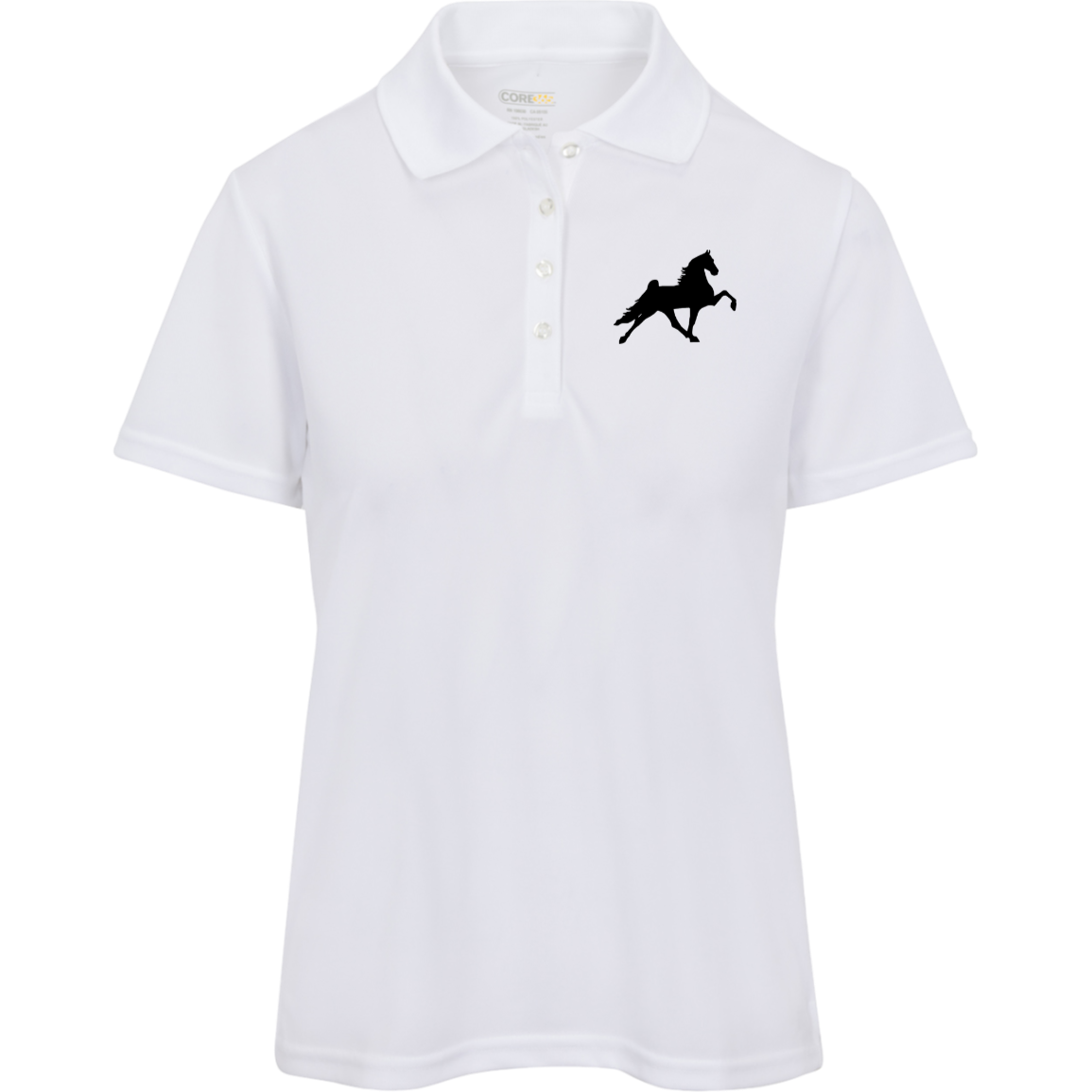 TWH PERFORMANCE STYLE 2 (BLACK) 78181 Core 365 Womens Origin Pique Polo