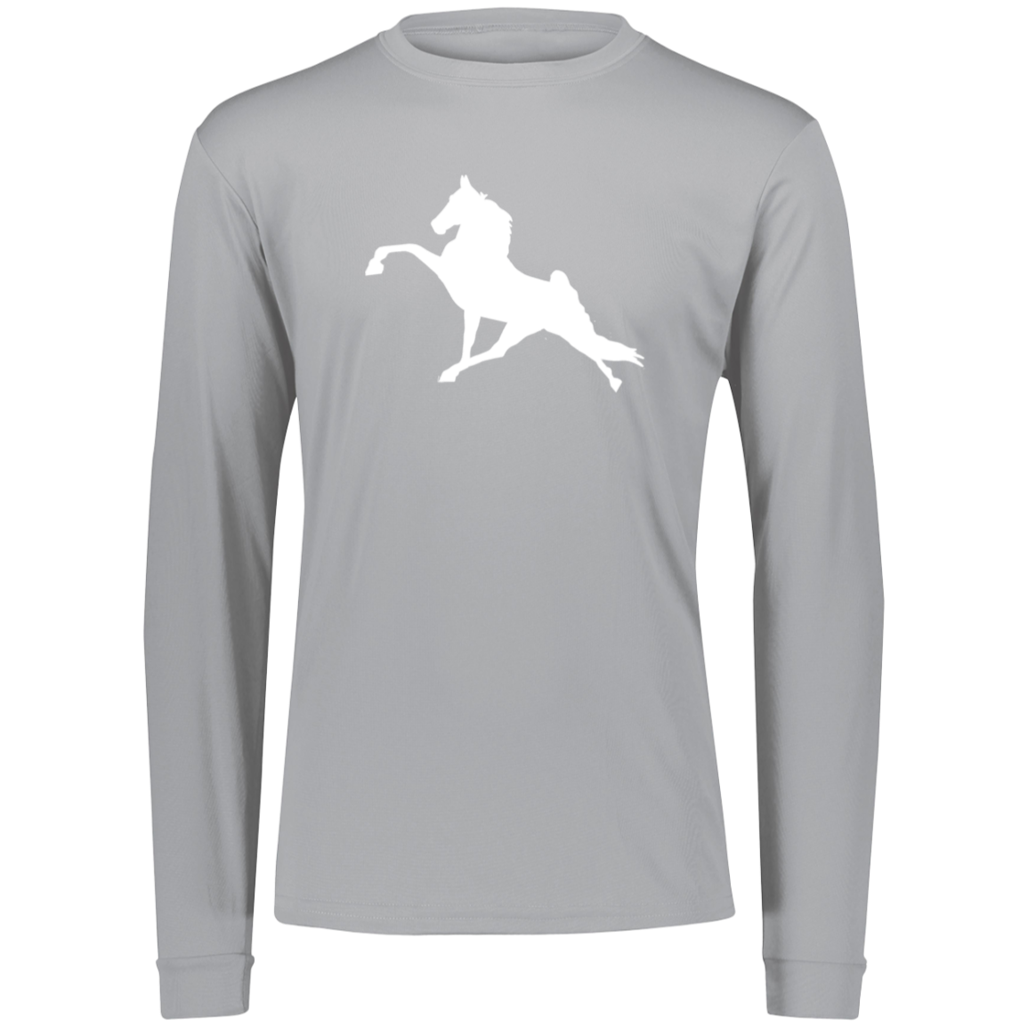 TWH PERFORMANCE (WHITE) CLOSEOUT - 789 Youth Moisture-Wicking Long-Sleeve Tee