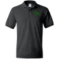 TWH PERFORMANCE GREEN PLAID G880 Jersey Polo Shirt