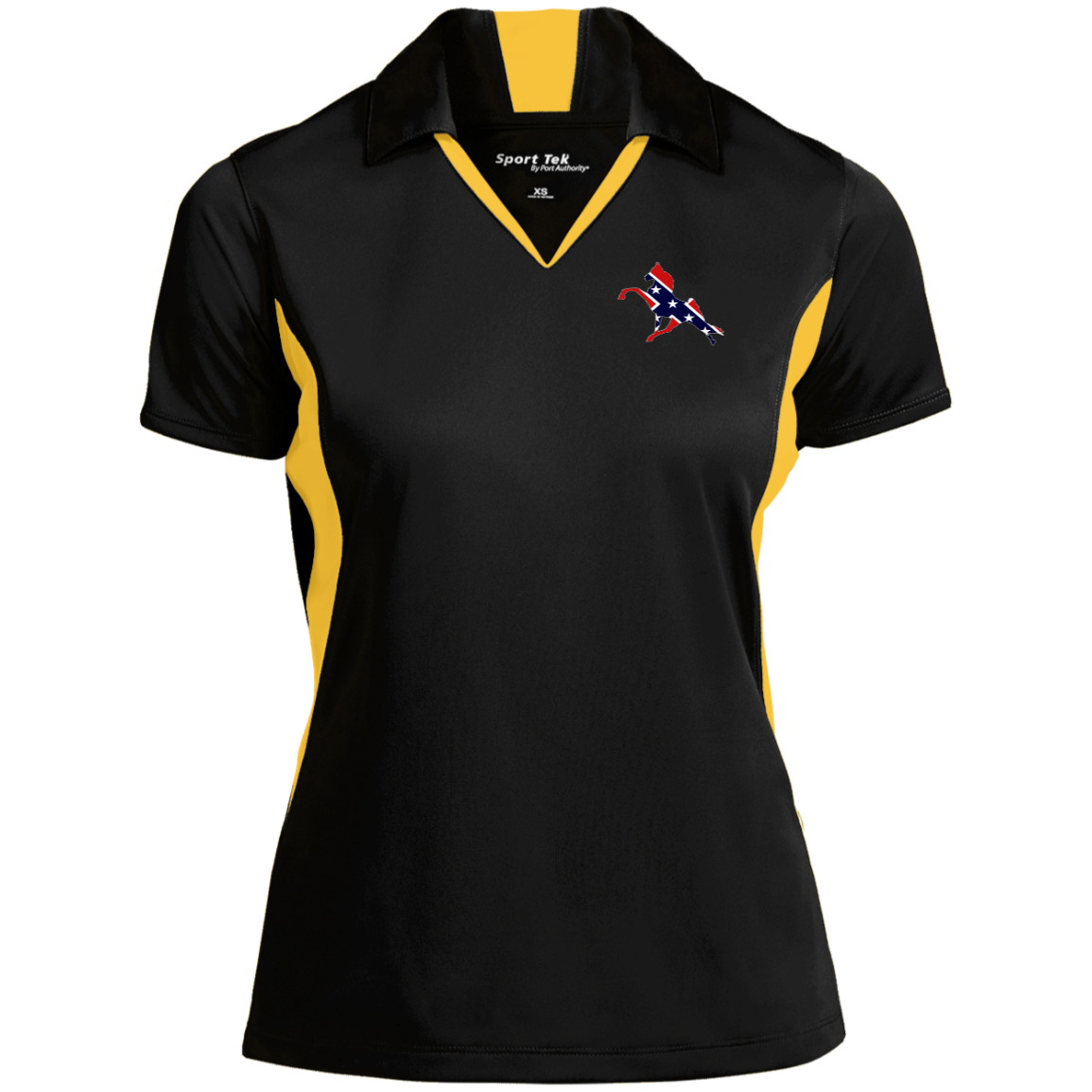 REBEL ON THE RAIL TWH PERFORMANCE CLOSEOUT - LST655 Ladies' Colorblock Performance Polo