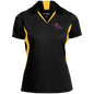 REBEL ON THE RAIL TWH PERFORMANCE CLOSEOUT - LST655 Ladies' Colorblock Performance Polo