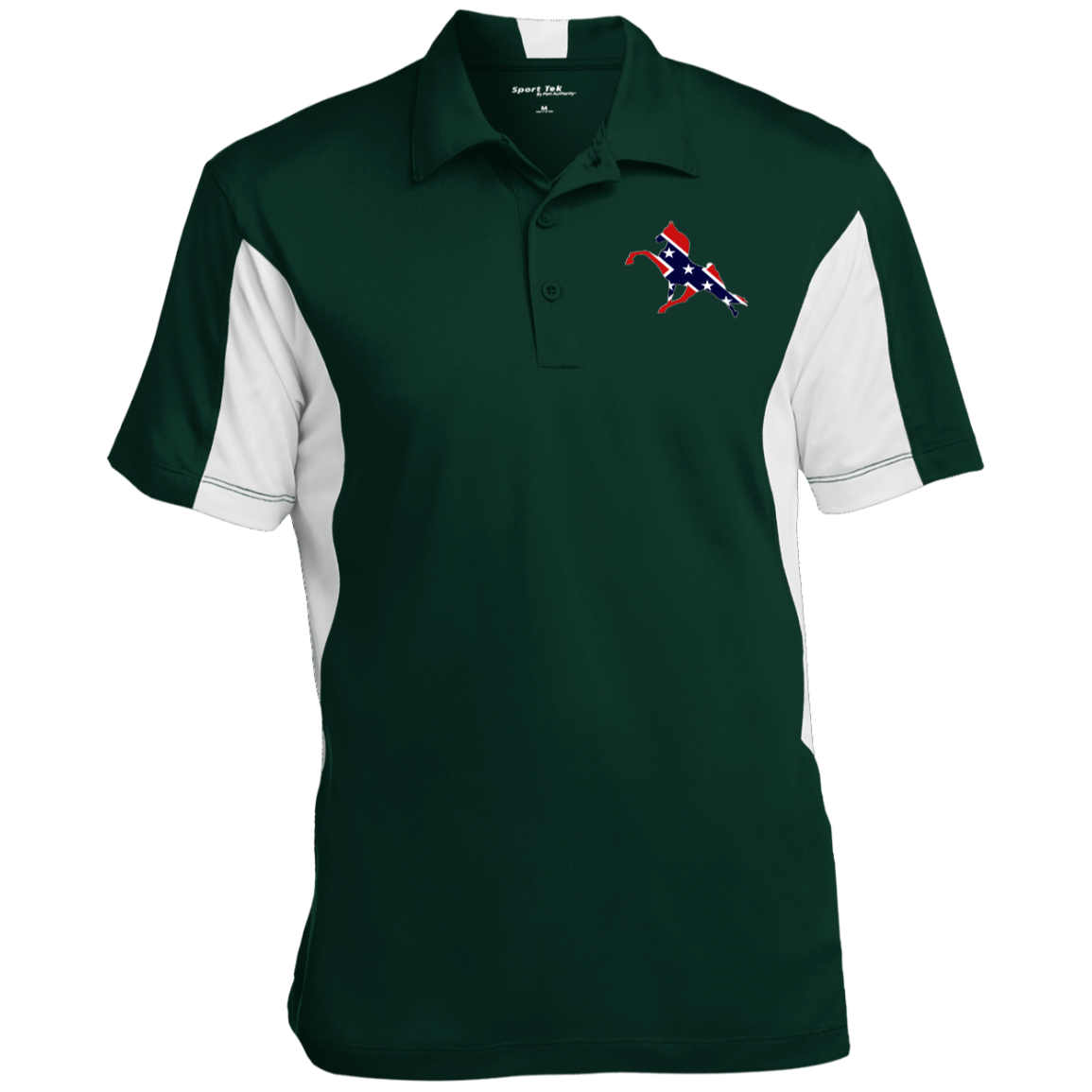 REBEL ON THE RAIL TWH PERFORMANCE CLOSEOUT - ST655 Men's Colorblock Performance Polo