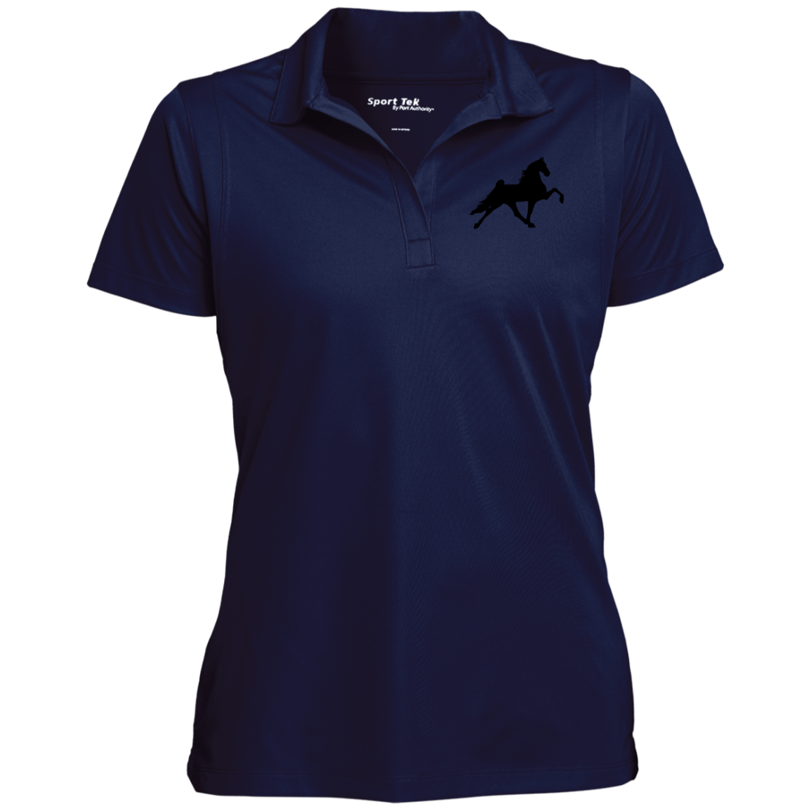 TWH PERFORMANCE STYLE 2 (BLACK) CLOSEOUT - LST650 Ladies' Micropique Sport-Wick® Polo