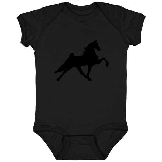 TWH PERFORMANCE STYLE 2 (BLACK) 4424 Infant Fine Jersey Bodysuit