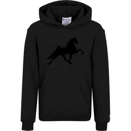 TWH PERFORMANCE STYLE 2 (BLACK) S790 Champion Kids Powerblend Hoodie