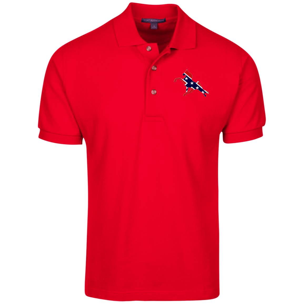 REBEL ON THE RAIL TWH PERFORMANCE CLOSEOUT - K420 Cotton Pique Knit Polo