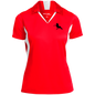 TWH PERFORMANCE (BLACK) CLOSEOUT - LST655 Ladies' Colorblock Performance Polo