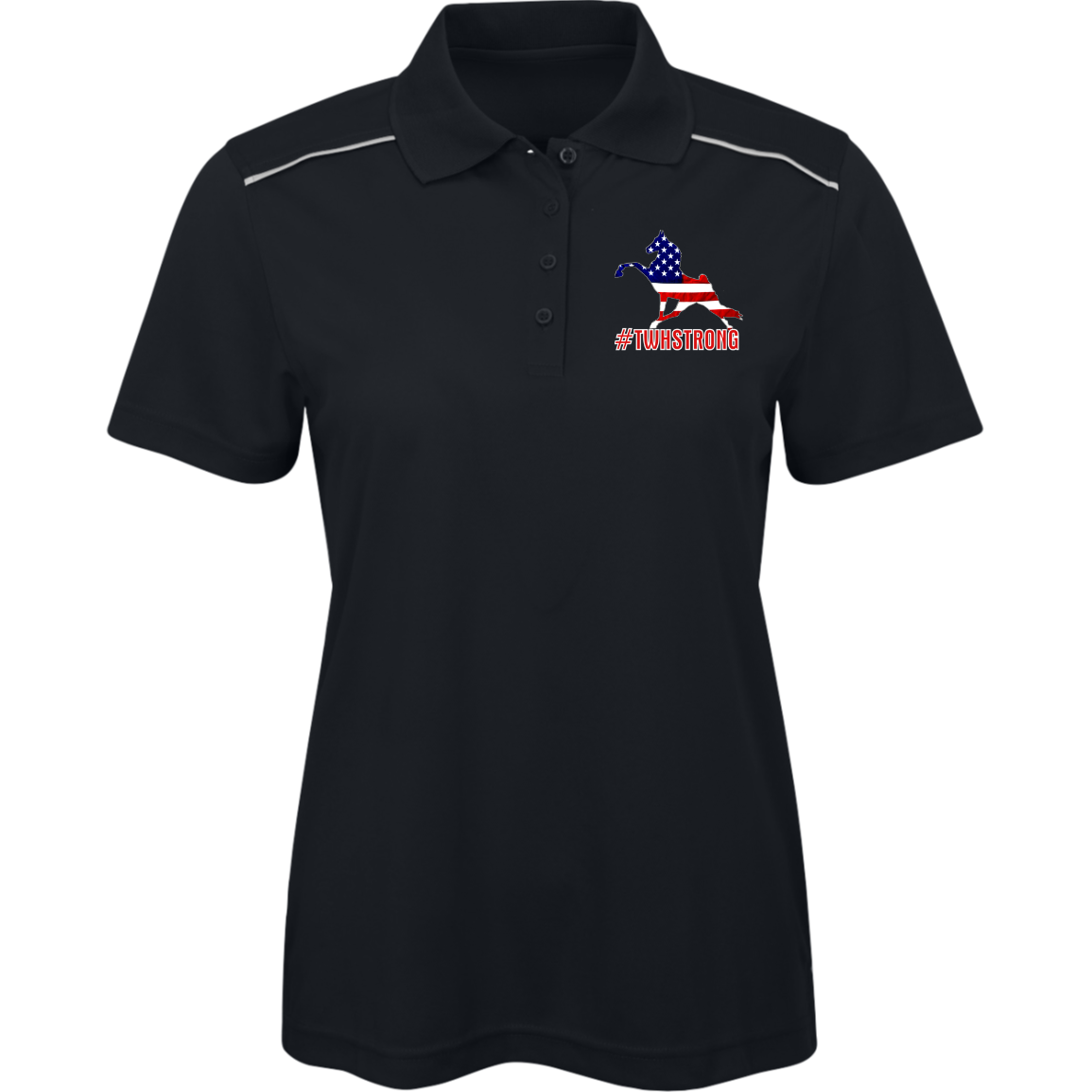 TWH STRONG PERFORMANCE WALK AMERICAN 78181R Core 365 Womens Radiant Pique Polo