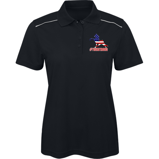 TWH STRONG PERFORMANCE WALK AMERICAN 78181R Core 365 Womens Radiant Pique Polo