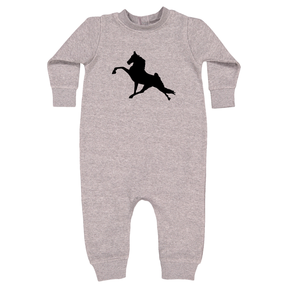 TWH PERFORMANCE (BLACK) 4447 Rabbit Skins Infant Fleece One-Piece Bodysuit