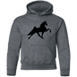 TWH PERFORMANCE STYLE 2 (BLACK) G185B Youth Pullover Hoodie