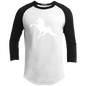 TWH PERFORMANCE (WHITE) CLOSEOUT - YT200 Youth 3/4 Raglan Sleeve Shirt