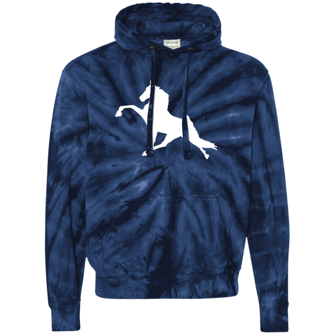 TWH PERFORMANCE (WHITE) CD877 Unisex Tie-Dyed Pullover Hoodie