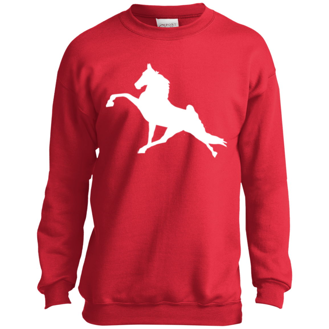 TWH PERFORMANCE (WHITE) CLOSEOUT - PC90Y Youth Crewneck Sweatshirt