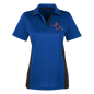 REBEL ON THE RAIL TWH PERFORMANCE M386W Harriton Womens Colorblock Polo