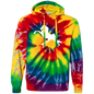 TWH PERFORMANCE (WHITE) CD877 Unisex Tie-Dyed Pullover Hoodie